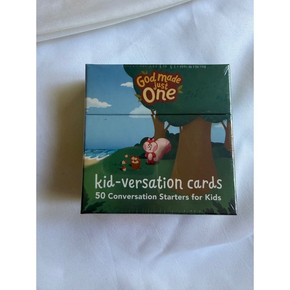 Mary & Martha Other - Mary & Martha God Made Just One Kid-versation Cards 50 Conversation Starters